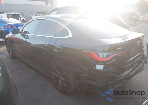 2023 BMW I4 Edrive40 z USA, uszkodzony, nr VIN WBY73AW0XPFN87042